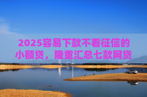 2025容易下款不看征信的小额贷，隆重汇总七款网贷口子额度大好下款