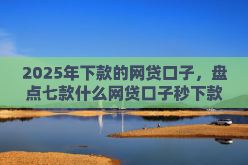 2025年下款的网贷口子，盘点七款什么网贷口子秒下款