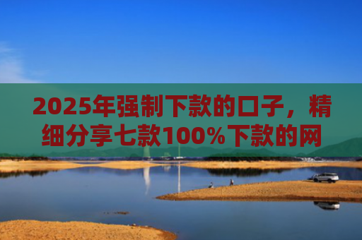 2025年强制下款的口子，精细分享七款100%下款的网贷口子