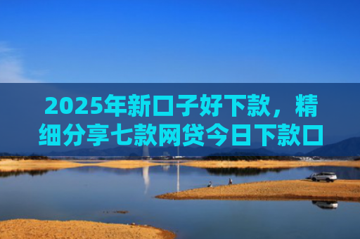 2025年新口子好下款，精细分享七款网贷今日下款口子