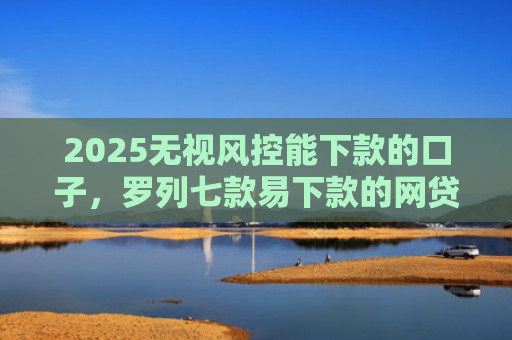 2025无视风控能下款的口子，罗列七款易下款的网贷口子下载