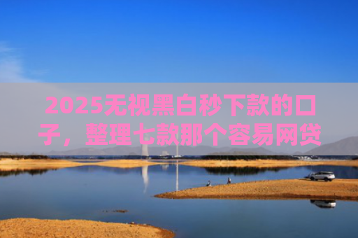 2025无视黑白秒下款的口子，整理七款那个容易网贷下款的口子