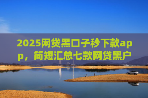 2025网贷黑口子秒下款app，简短汇总七款网贷黑户还能下款的口子