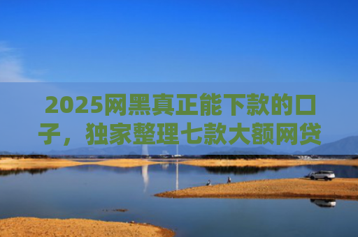 2025网黑真正能下款的口子，独家整理七款大额网贷哪些口子好下款