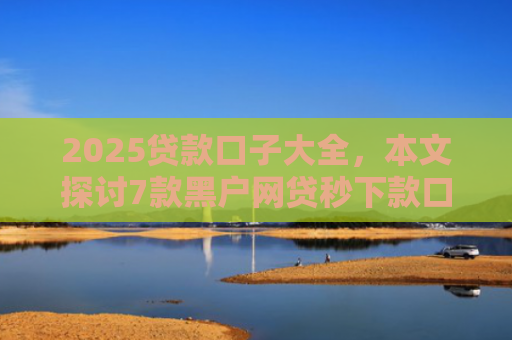 2025贷款口子大全，本文探讨7款黑户网贷秒下款口子