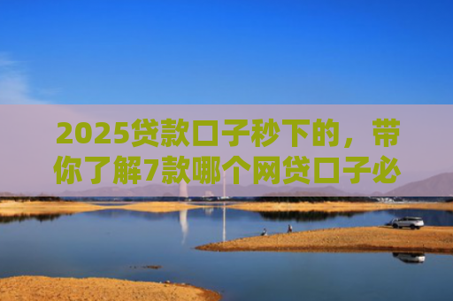2025贷款口子秒下的，带你了解7款哪个网贷口子必下款