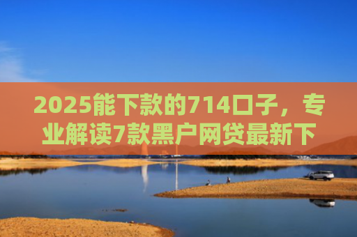 2025能下款的714口子，专业解读7款黑户网贷最新下款口子