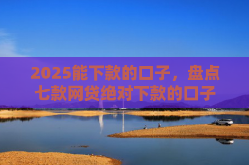 2025能下款的口子，盘点七款网贷绝对下款的口子