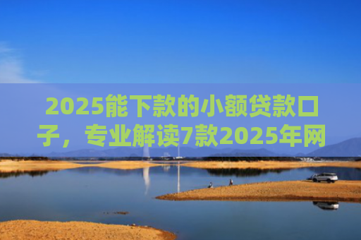 2025能下款的小额贷款口子，专业解读7款2025年网贷下款口子