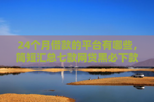 24个月借款的平台有哪些，简短汇总七款网贷黑必下款的口子