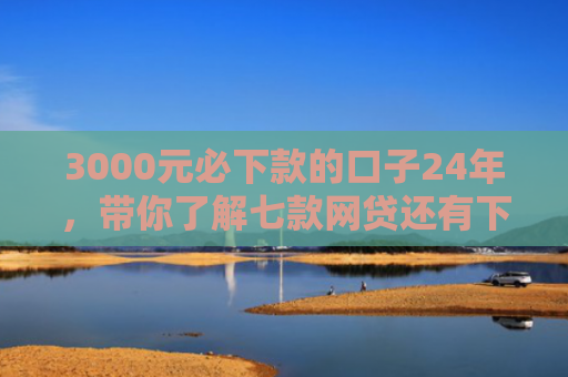 3000元必下款的口子24年，带你了解七款网贷还有下款的口子吗
