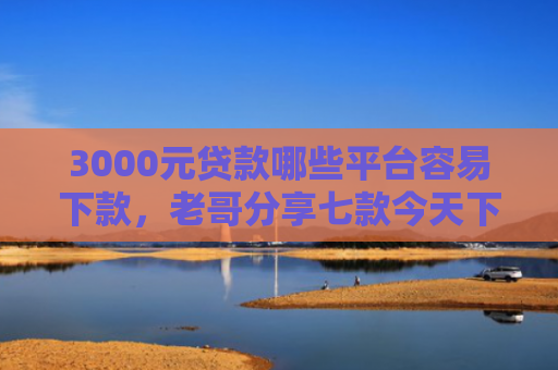 3000元贷款哪些平台容易下款，老哥分享七款今天下款的网贷口子