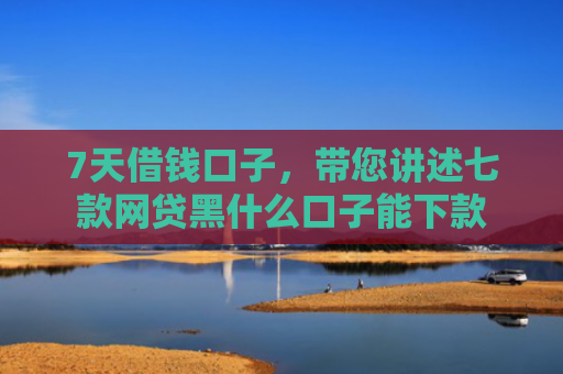 7天借钱口子，带您讲述七款网贷黑什么口子能下款