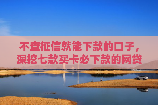 不查征信就能下款的口子，深挖七款买卡必下款的网贷口子