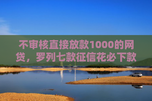 不审核直接放款1000的网贷，罗列七款征信花必下款的网贷口子
