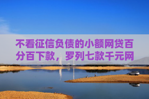 不看征信负债的小额网贷百分百下款，罗列七款千元网贷下款最快的口子