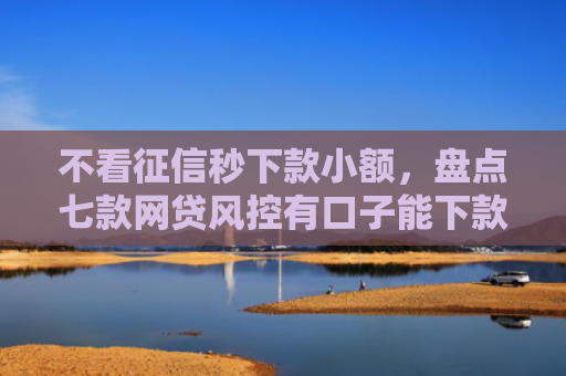 不看征信秒下款小额，盘点七款网贷风控有口子能下款吗