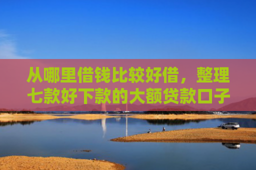 从哪里借钱比较好借，整理七款好下款的大额贷款口子