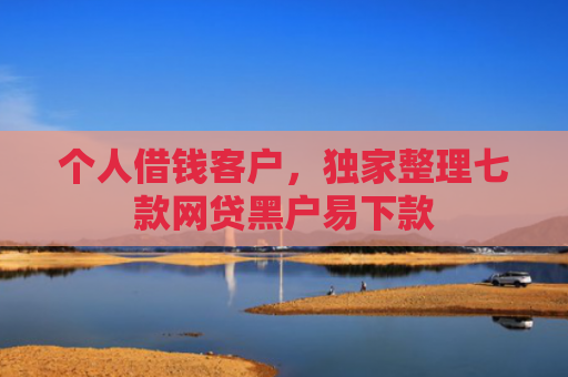 个人借钱客户，独家整理七款网贷黑户易下款