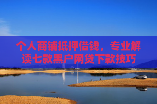 个人商铺抵押借钱，专业解读七款黑户网贷下款技巧
