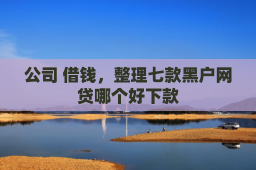公司 借钱，整理七款黑户网贷哪个好下款