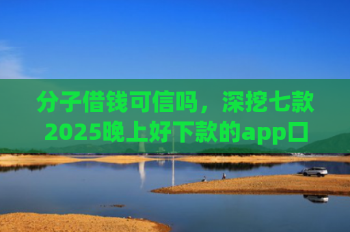 分子借钱可信吗，深挖七款2025晚上好下款的app口子