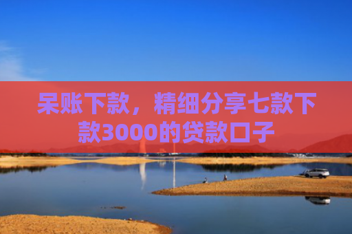 呆账下款，精细分享七款下款3000的贷款口子