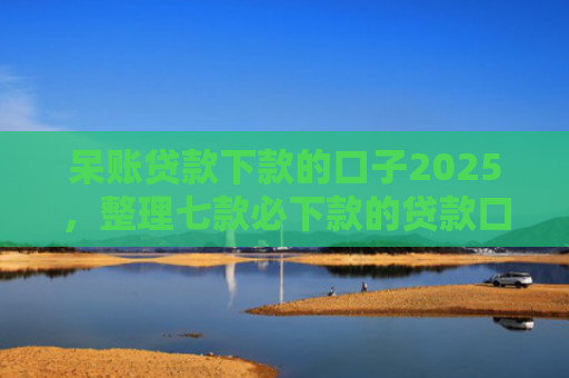 呆账贷款下款的口子2025，整理七款必下款的贷款口子