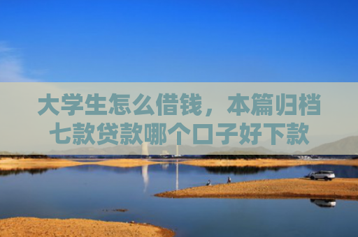 大学生怎么借钱，本篇归档七款贷款哪个口子好下款