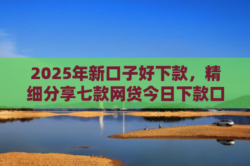 2025年新口子好下款，精细分享七款网贷今日下款口子