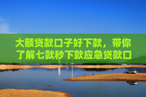 大额贷款口子好下款，带你了解七款秒下款应急贷款口子