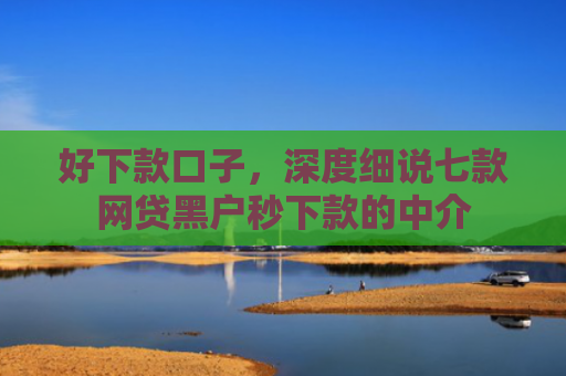 好下款口子，深度细说七款网贷黑户秒下款的中介