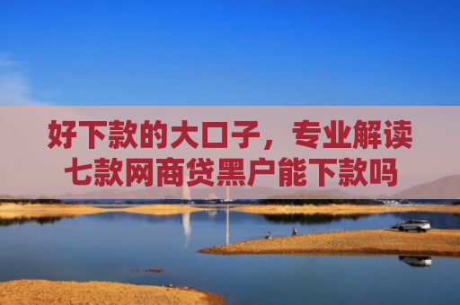 好下款的大口子，专业解读七款网商贷黑户能下款吗