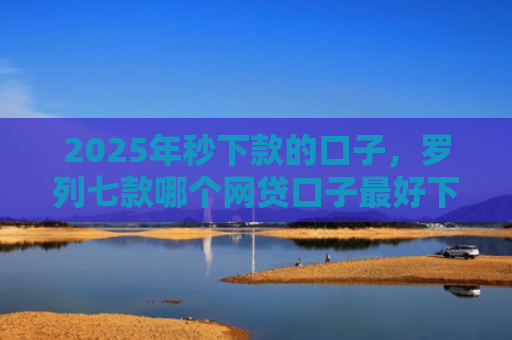 2025年秒下款的口子，罗列七款哪个网贷口子最好下款