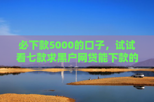 必下款5000的口子，试试看七款求黑户网贷能下款的口子