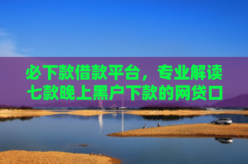 必下款借款平台，专业解读七款晚上黑户下款的网贷口子