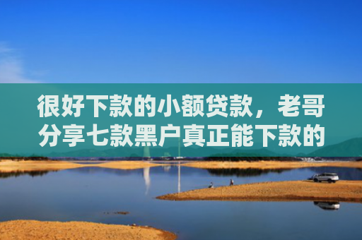 很好下款的小额贷款，老哥分享七款黑户真正能下款的网贷