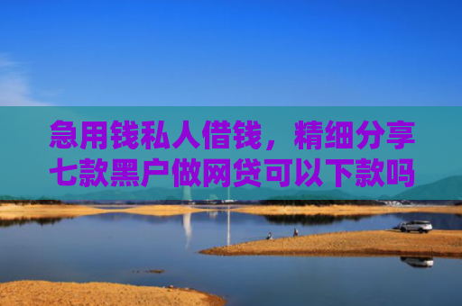 急用钱私人借钱，精细分享七款黑户做网贷可以下款吗