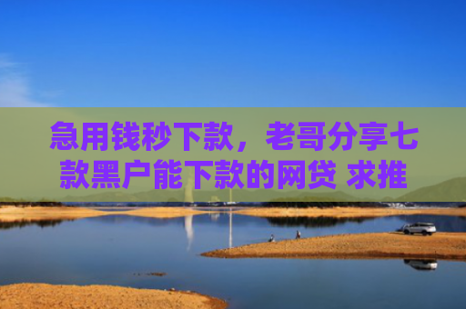 急用钱秒下款，老哥分享七款黑户能下款的网贷 求推荐