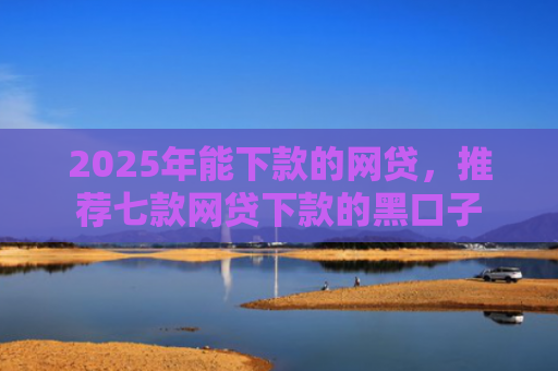 2025年能下款的网贷，推荐七款网贷下款的黑口子