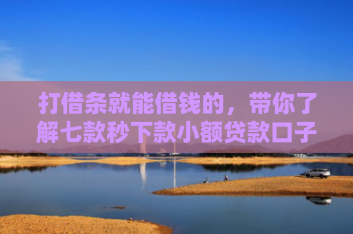 打借条就能借钱的，带你了解七款秒下款小额贷款口子