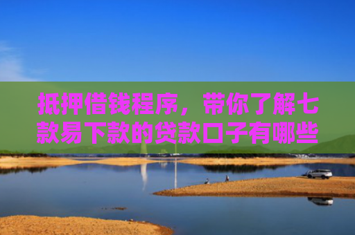 抵押借钱程序，带你了解七款易下款的贷款口子有哪些