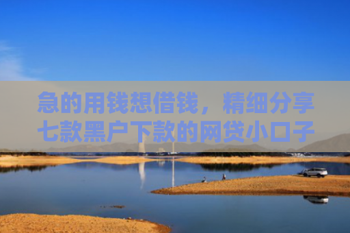急的用钱想借钱，精细分享七款黑户下款的网贷小口子