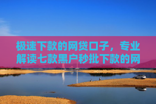 极速下款的网贷口子，专业解读七款黑户秒批下款的网贷口子