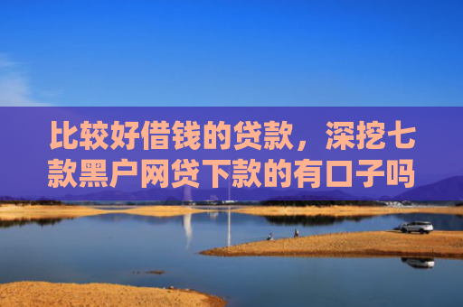 比较好借钱的贷款，深挖七款黑户网贷下款的有口子吗