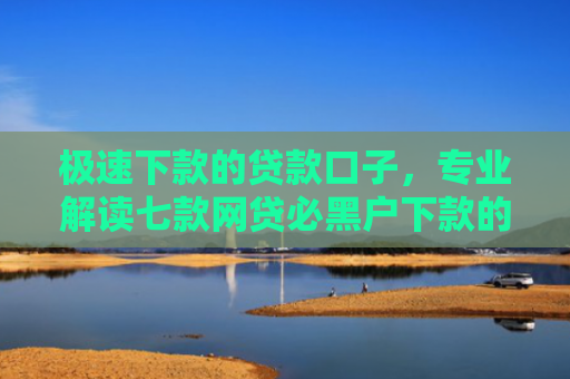 极速下款的贷款口子，专业解读七款网贷必黑户下款的平台