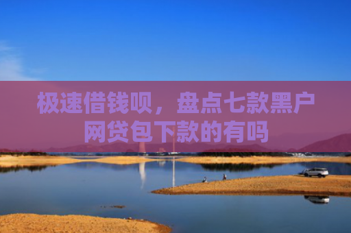 极速借钱呗，盘点七款黑户网贷包下款的有吗