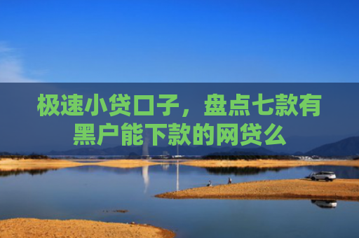 极速小贷口子，盘点七款有黑户能下款的网贷么