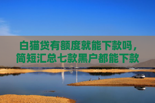 白猫贷有额度就能下款吗，简短汇总七款黑户都能下款的网贷口子