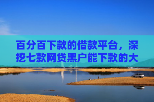 百分百下款的借款平台，深挖七款网贷黑户能下款的大口子